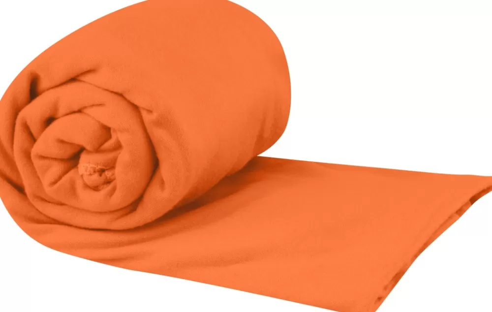 Pyyhkeet Ja Hygieniatarvikkeet | Sea to Summit Towel Pocket Medium 100X50Cm Outback Matkapyyhe, Oranssi