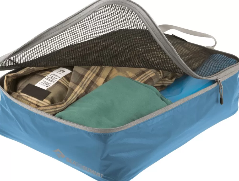Sea to Summit Kuiva- Ja Pakkauspussit> Travelling Light Garment Mesh Bag Medium 8L Blue/Grey