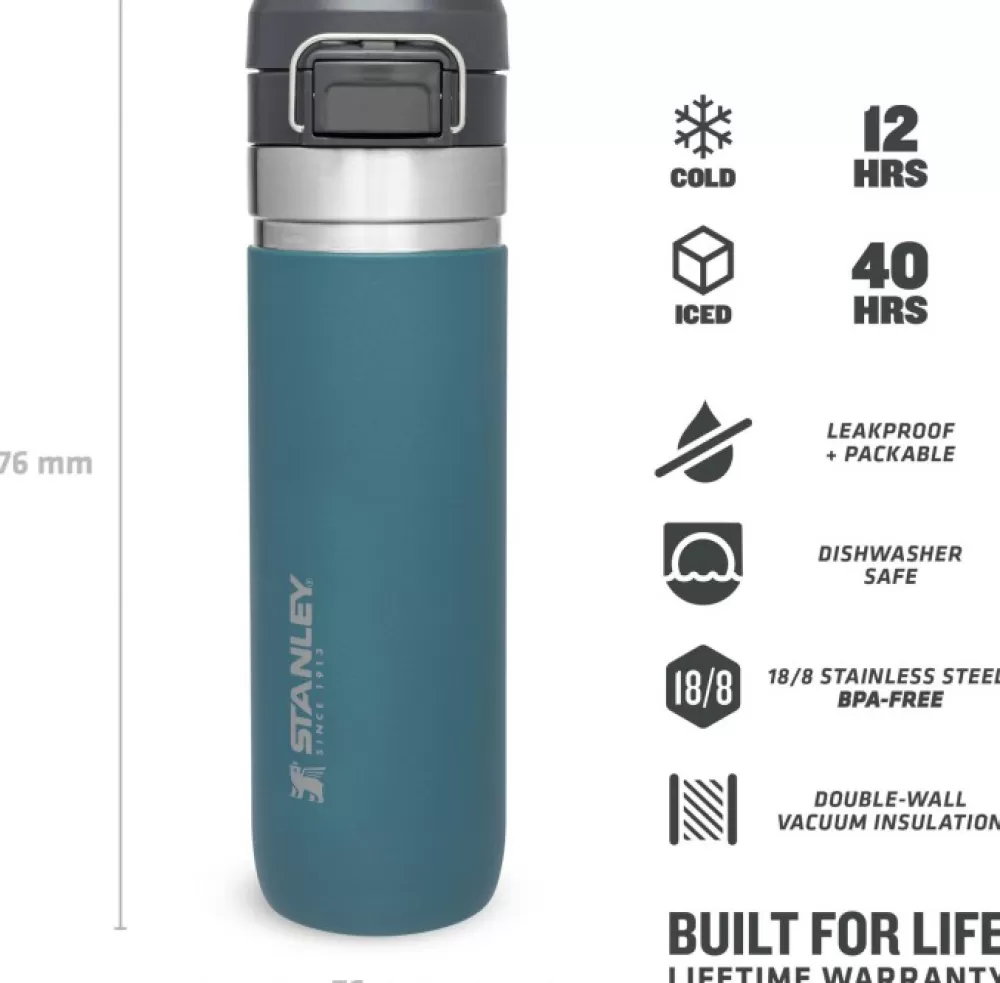Juomapullot | Stanley The Quick Flip Water Bottle Vakuumieristetty Juomapullo, 0,7 L, Lagoon